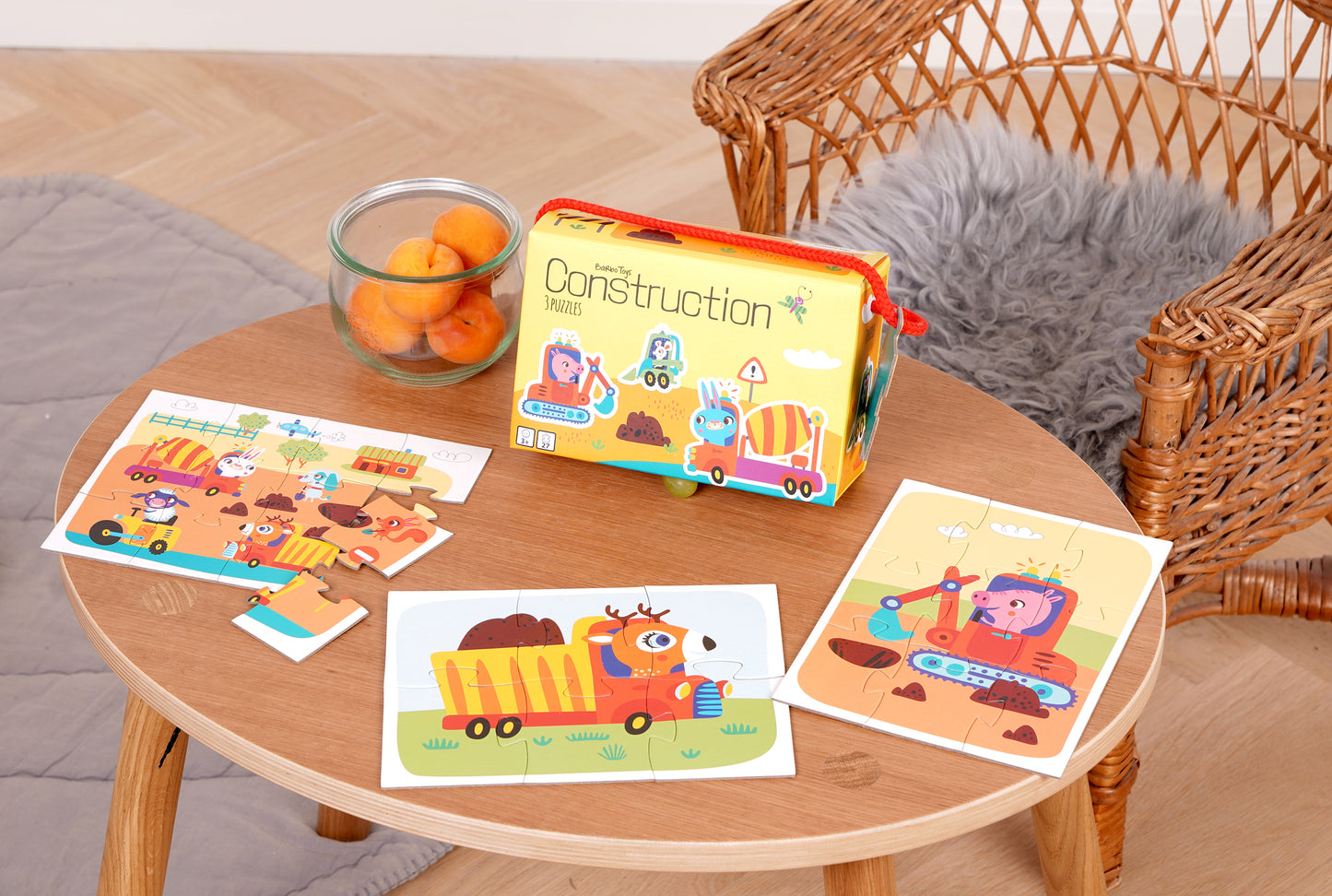 Little Bright Ones - 3 Puzzles - Construction