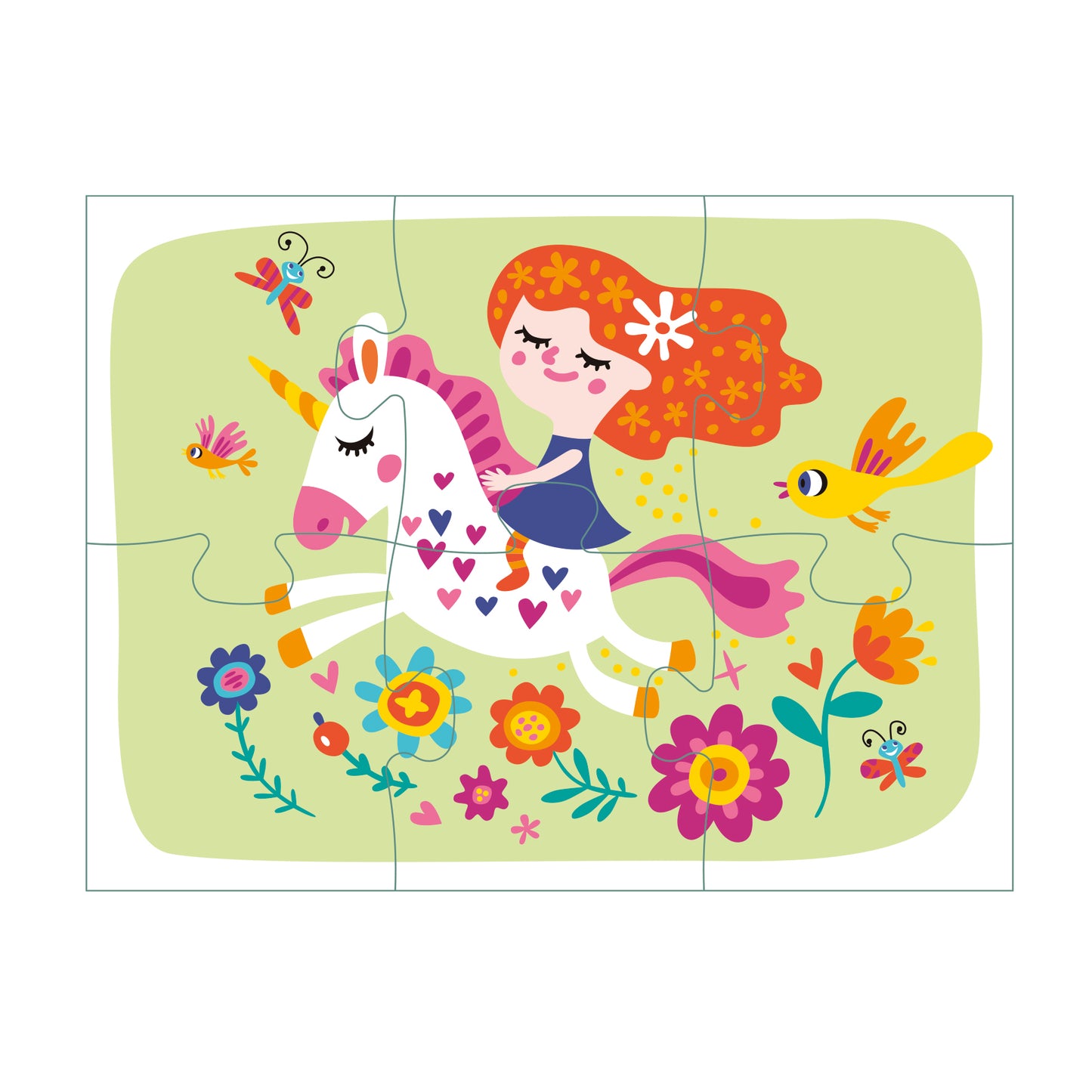 Little Bright Ones - 3 Puzzles - Unicorn
