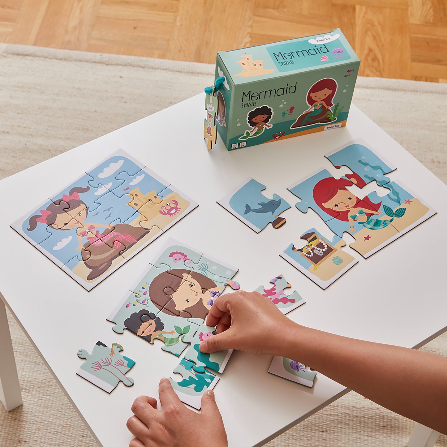 Little Bright Ones - 3 Puzzles - Mermaid