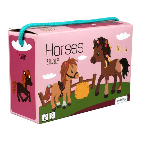 3 Puzzles - Horses