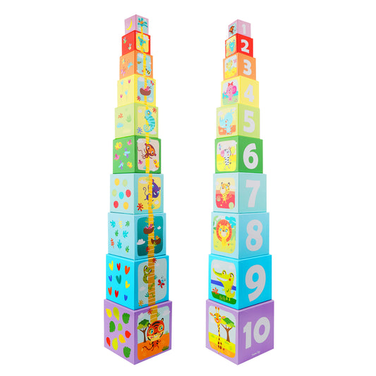 Little Bright Ones - Stacking Cubes - Safari