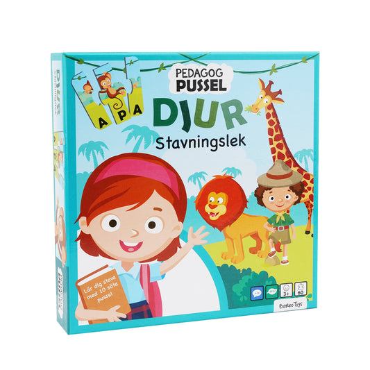 Pussel Pedagog - Stavningsleg Djur (SE)