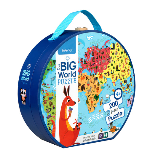 Our Big World Suitcase - Verdens Puslespil