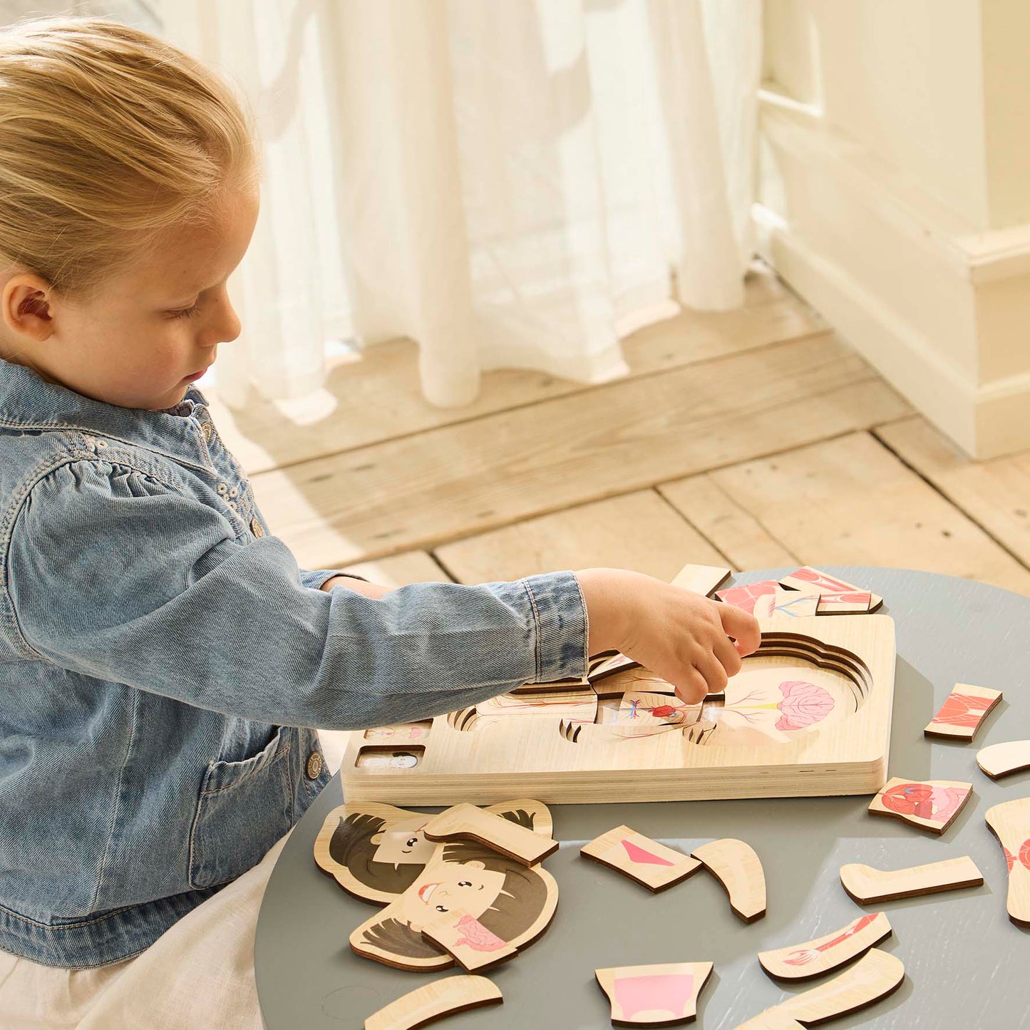 Wooden Body Layer Puzzle - Girl