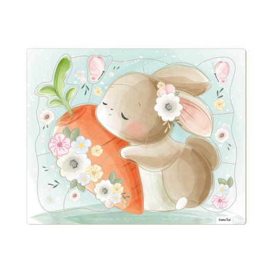 Framed Cardboard Puzzle - Rabbit