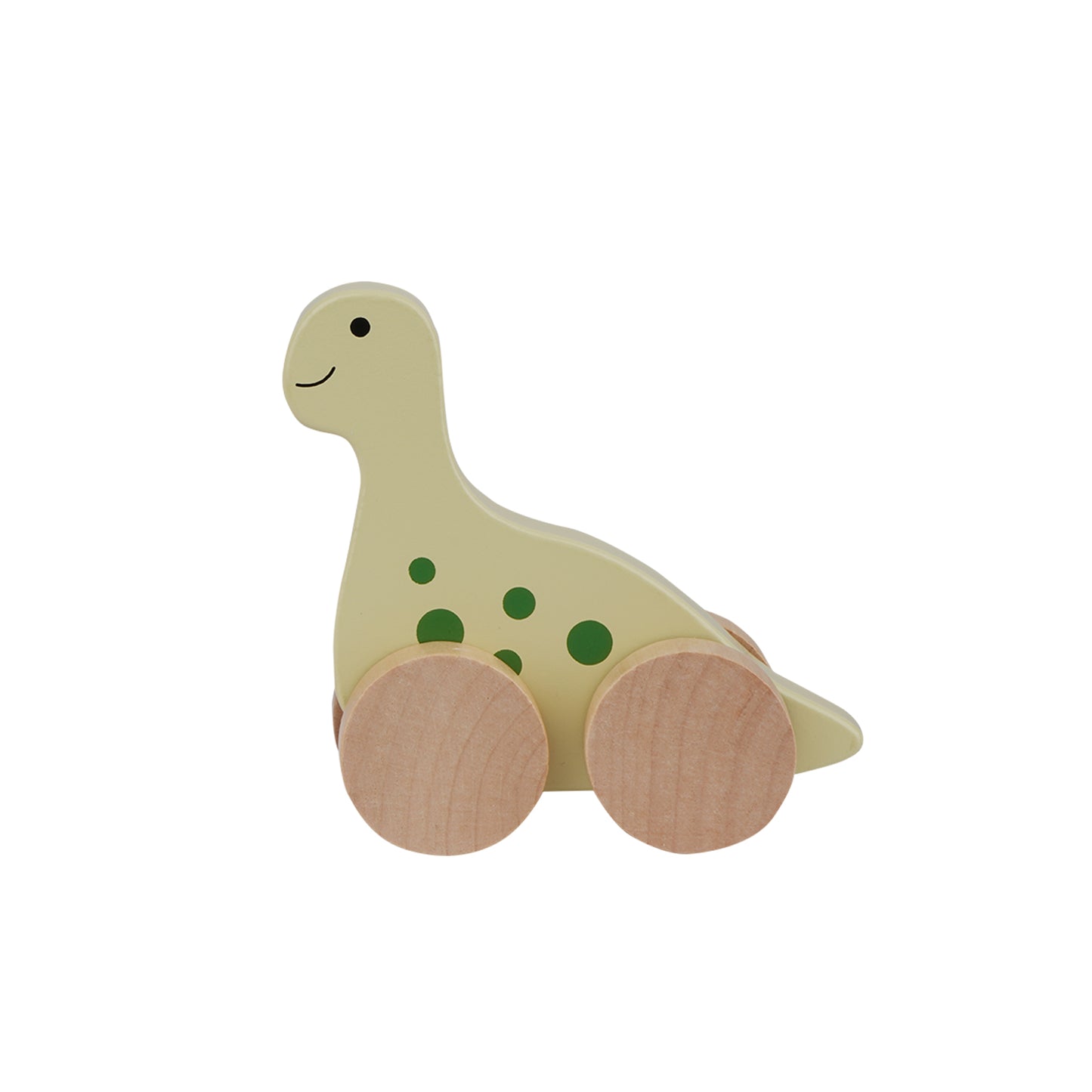 Wooden Animal on Wheels - Dino