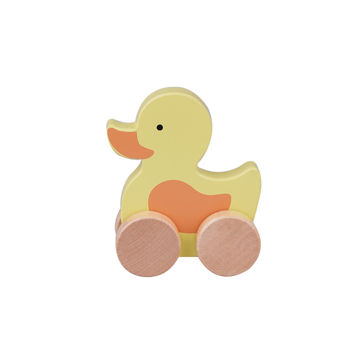 Wooden Animal on Wheels - Duck