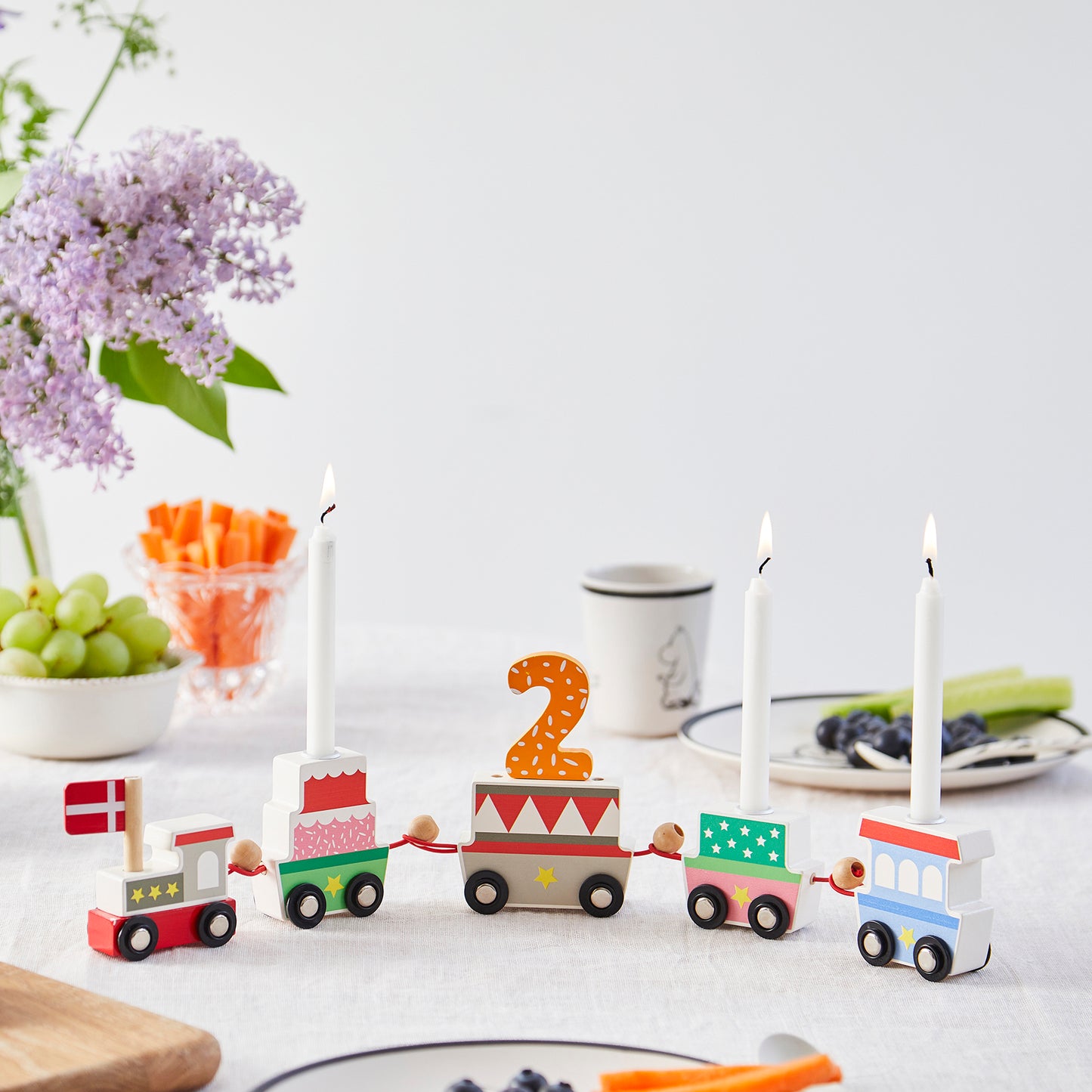 Birthday Train (Scandinavian flags included)