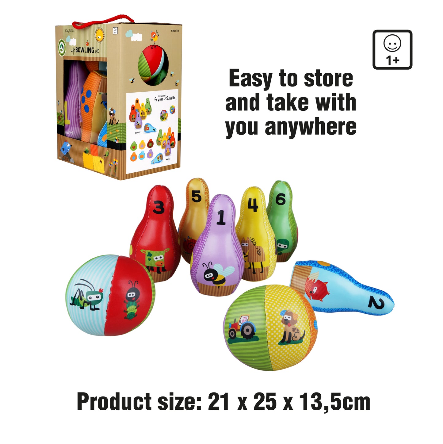 Wacky Wonders Soft Bowling Set