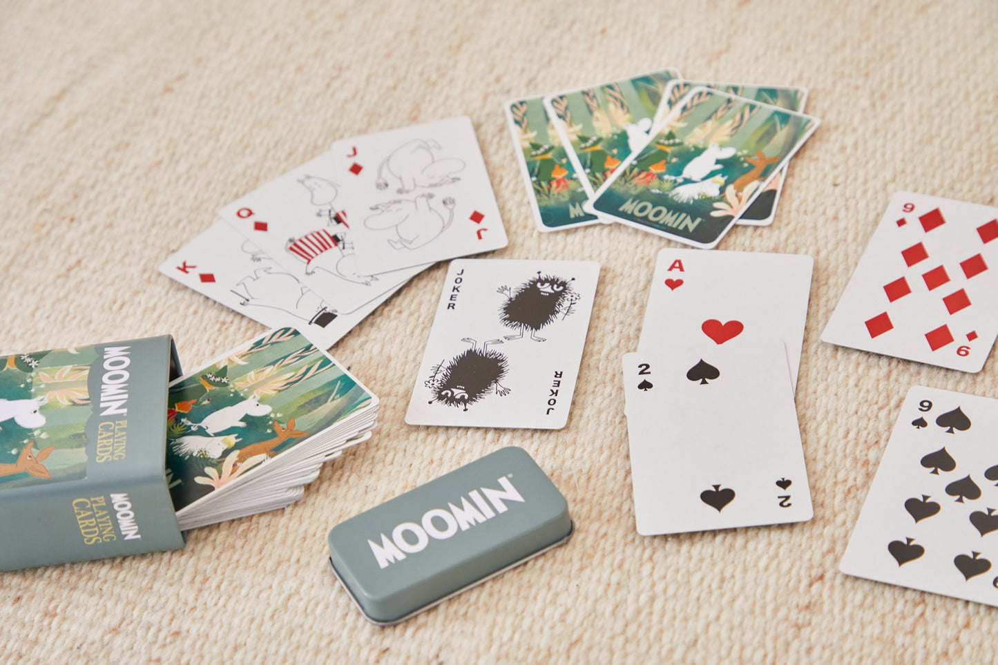 Moomin Playing Cards - Tin - Forest