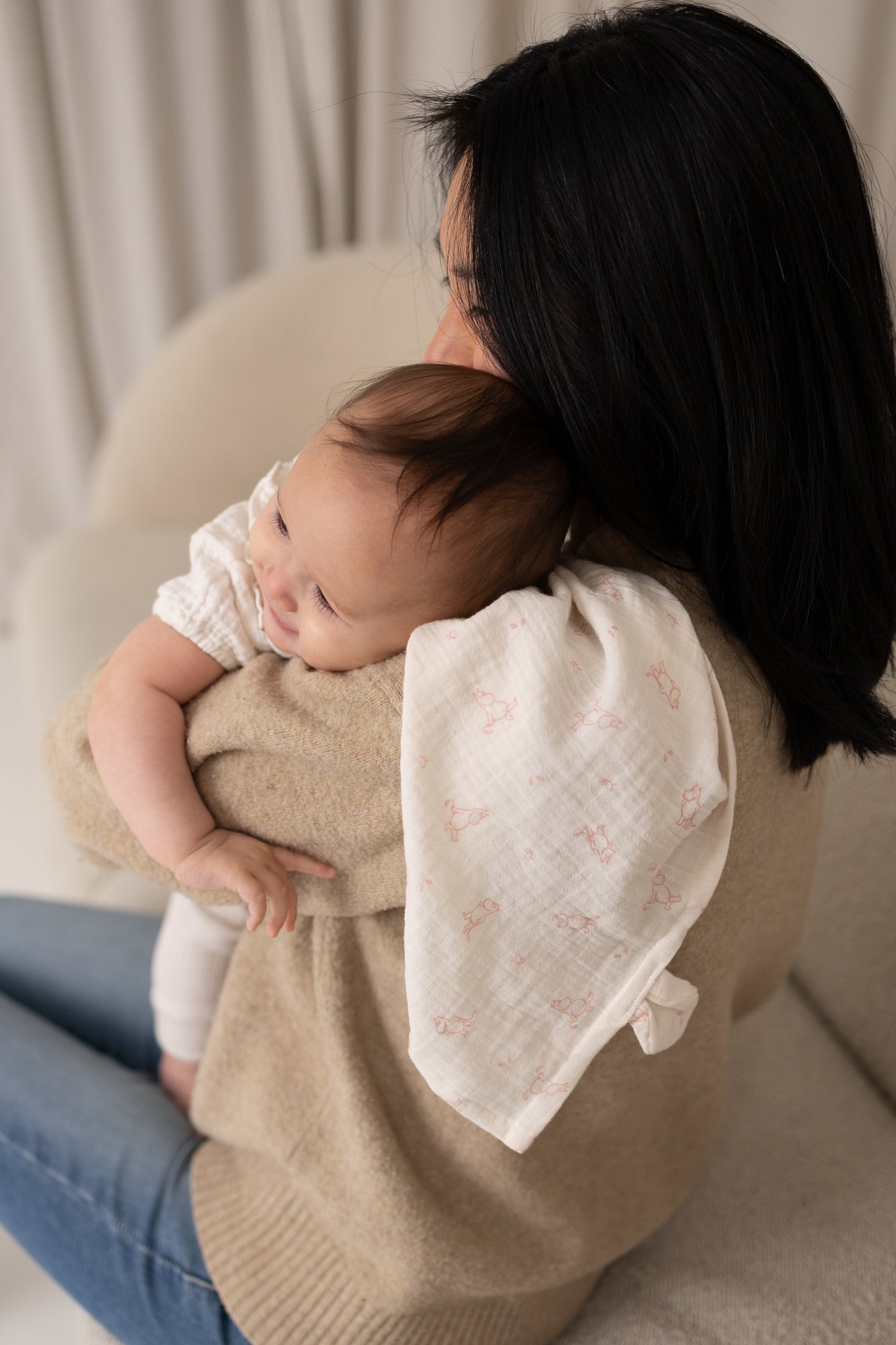 Moomin - Muslin Cloth - 2-pack - Pink