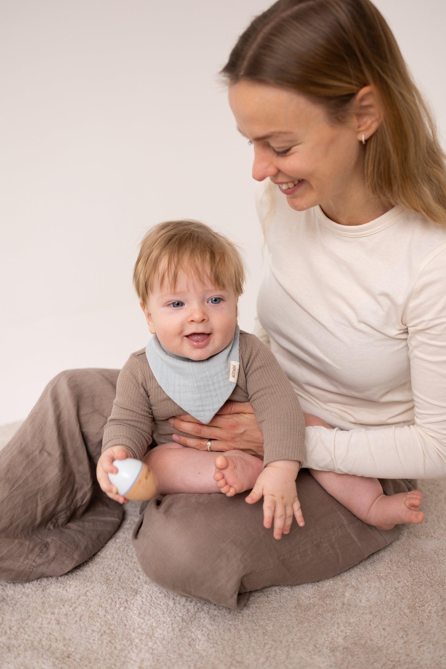 Mumi - Baby Hagesmækker 2-pak – Blå