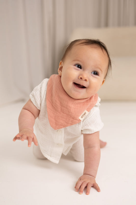 Mumi - Baby Hagesmækker 2-pak – Lyserød