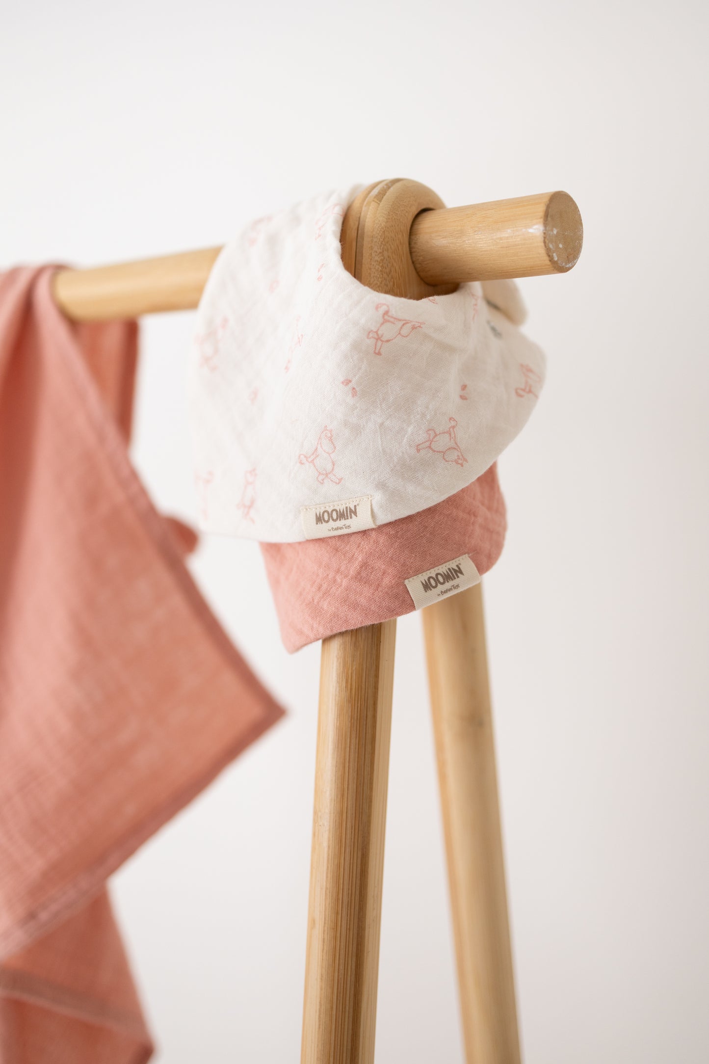 Mumi - Bandana Hagesmække 2-pak – Pink