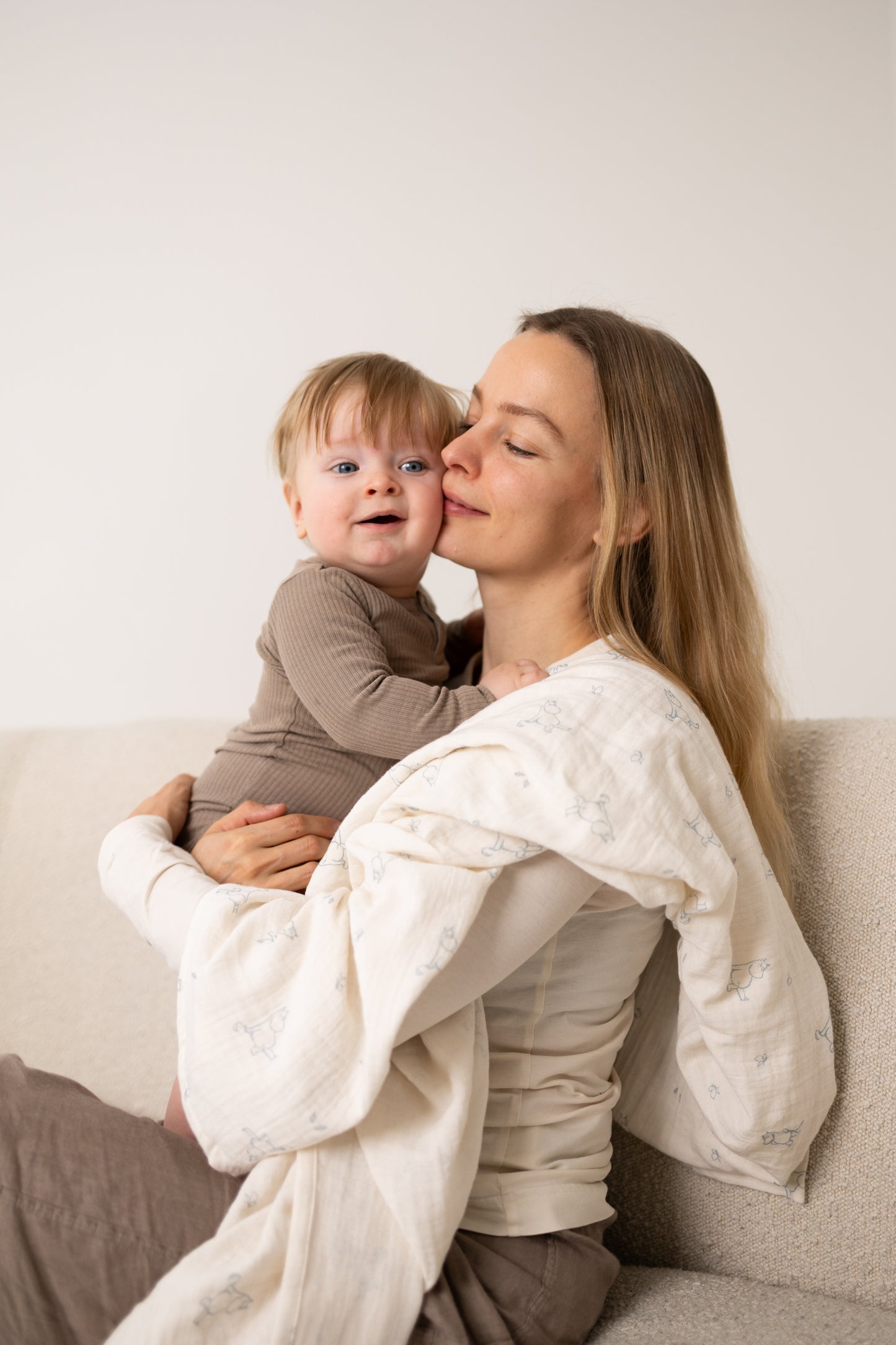 Mumi - Muslin Svøb - Blå