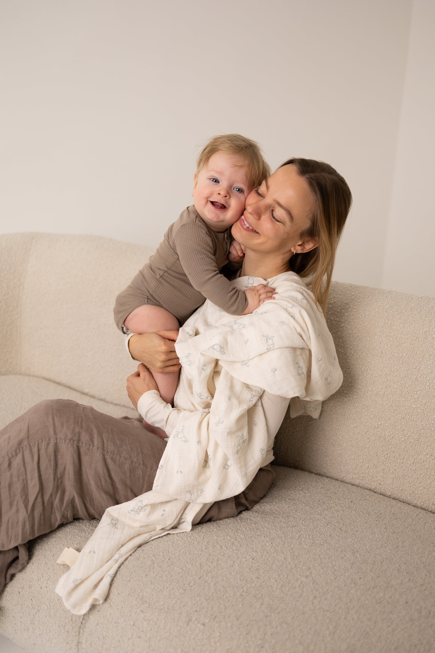 Mumi - Muslin Svøb - Blå