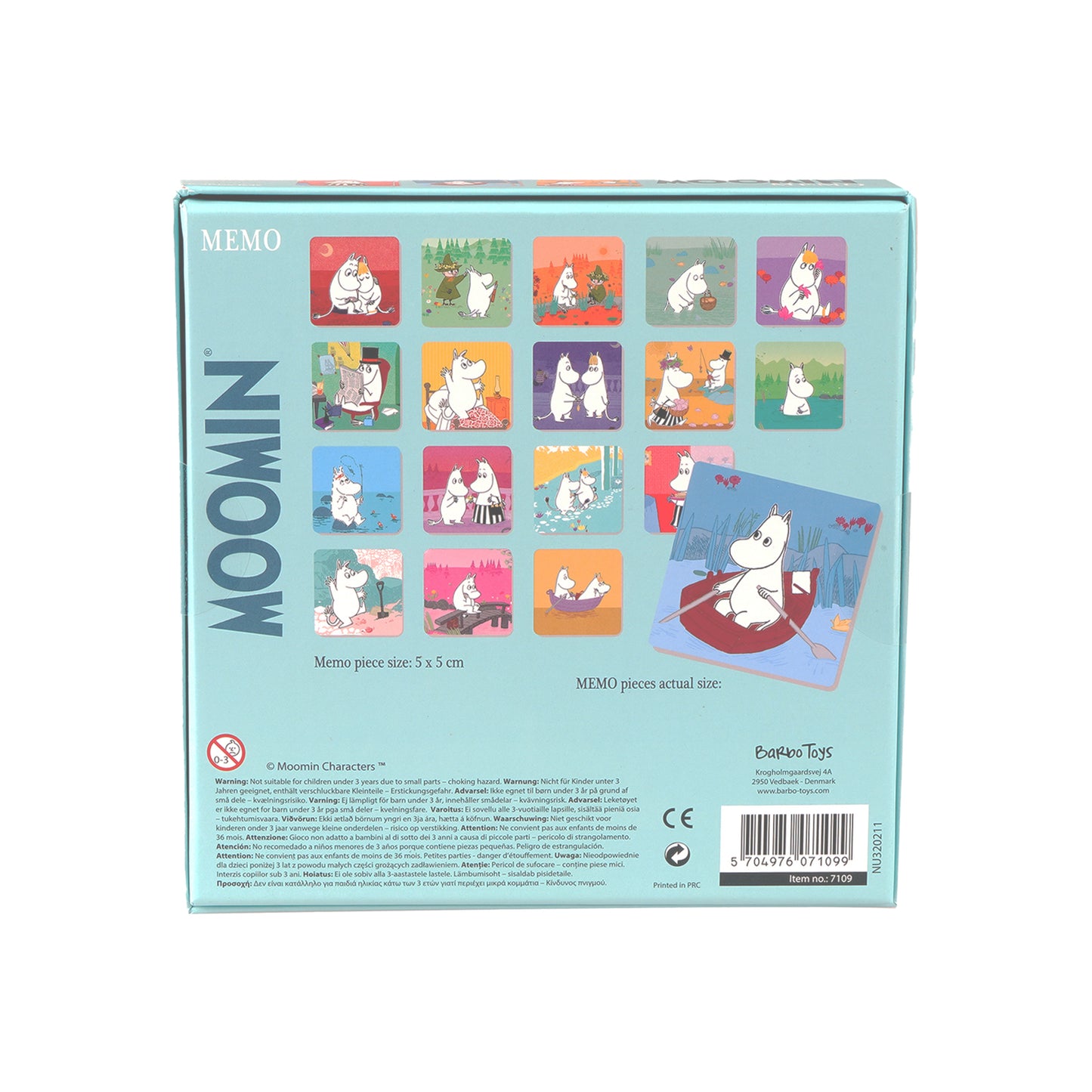 Moomin - Square Memo