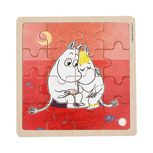 Moomin - Square Wooden Puzzle - Caring