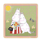 Moomin - Square Wooden Puzzle - Hugs