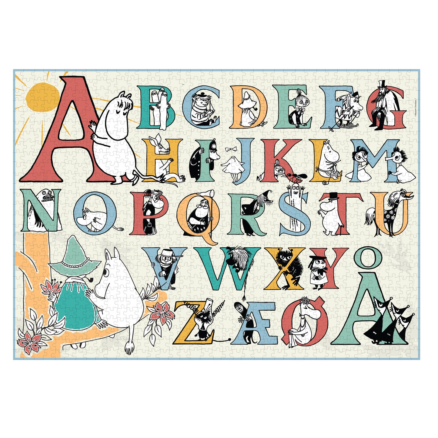 Moomin - Art Puzzle - 1000 pcs - ABC