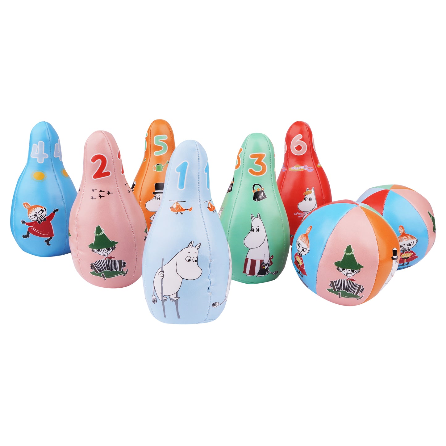 Moomin - Soft Bowling Set - Pastel