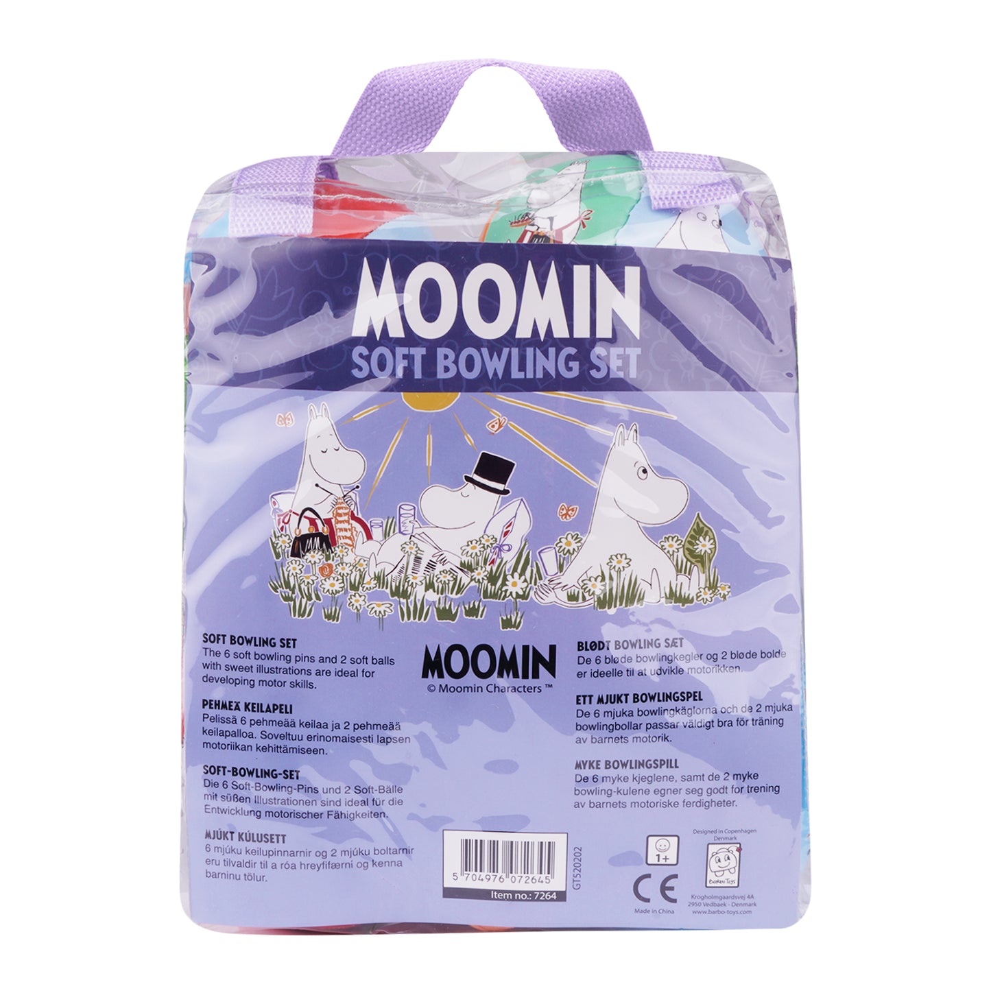 Moomin - Soft Bowling Set - Pastel