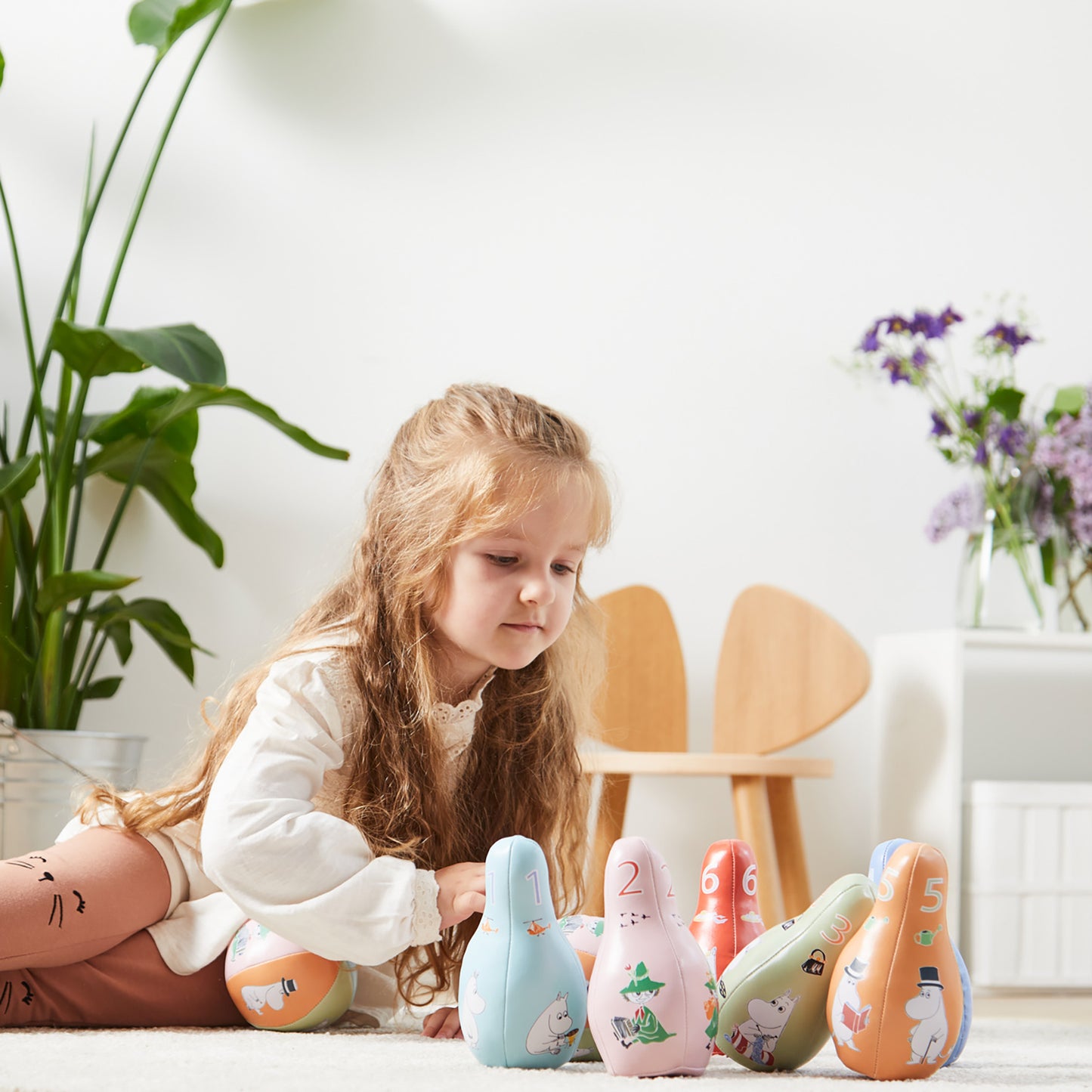 Moomin - Soft Bowling Set - Pastel