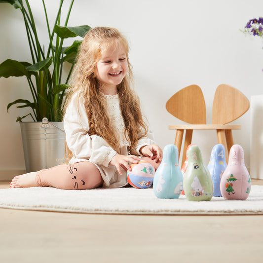 Moomin - Soft Bowling Set - Pastel