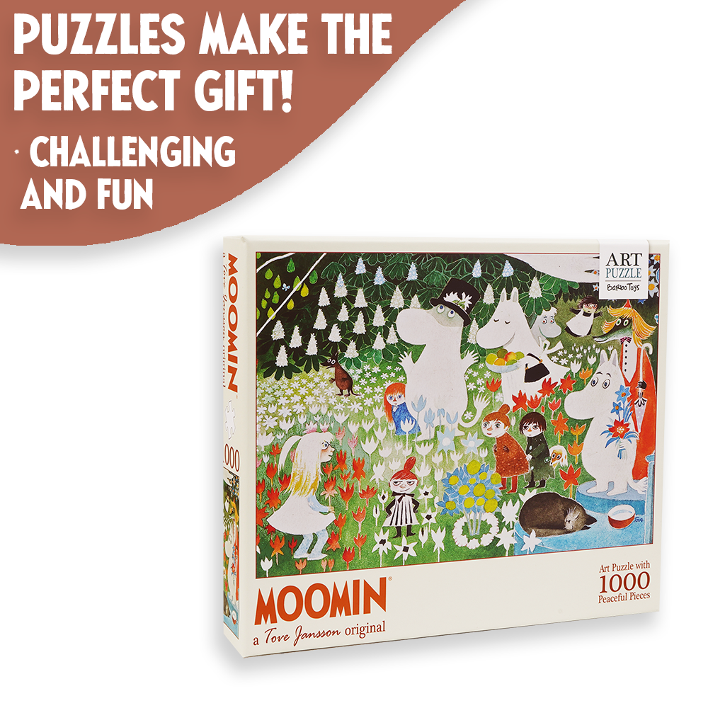 Moomin - Art Puzzle - 1000 pcs - Floral Garden