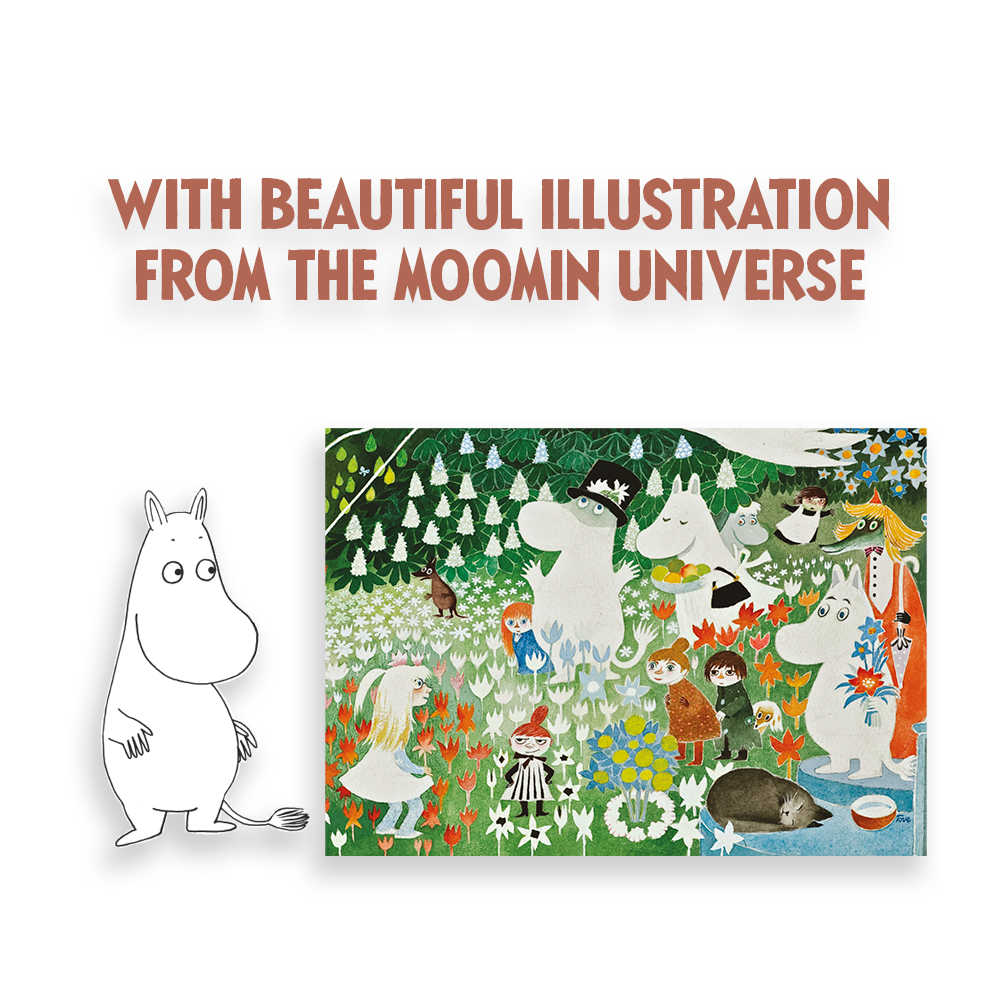 Moomin - Art Puzzle - 1000 pcs - Floral Garden