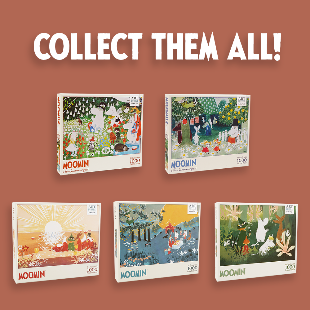 Moomin - Art Puzzle - 1000 pcs - Floral Garden
