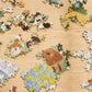 Mumi – Art Puslespil - 1000 brikkker - Blomsterhave
