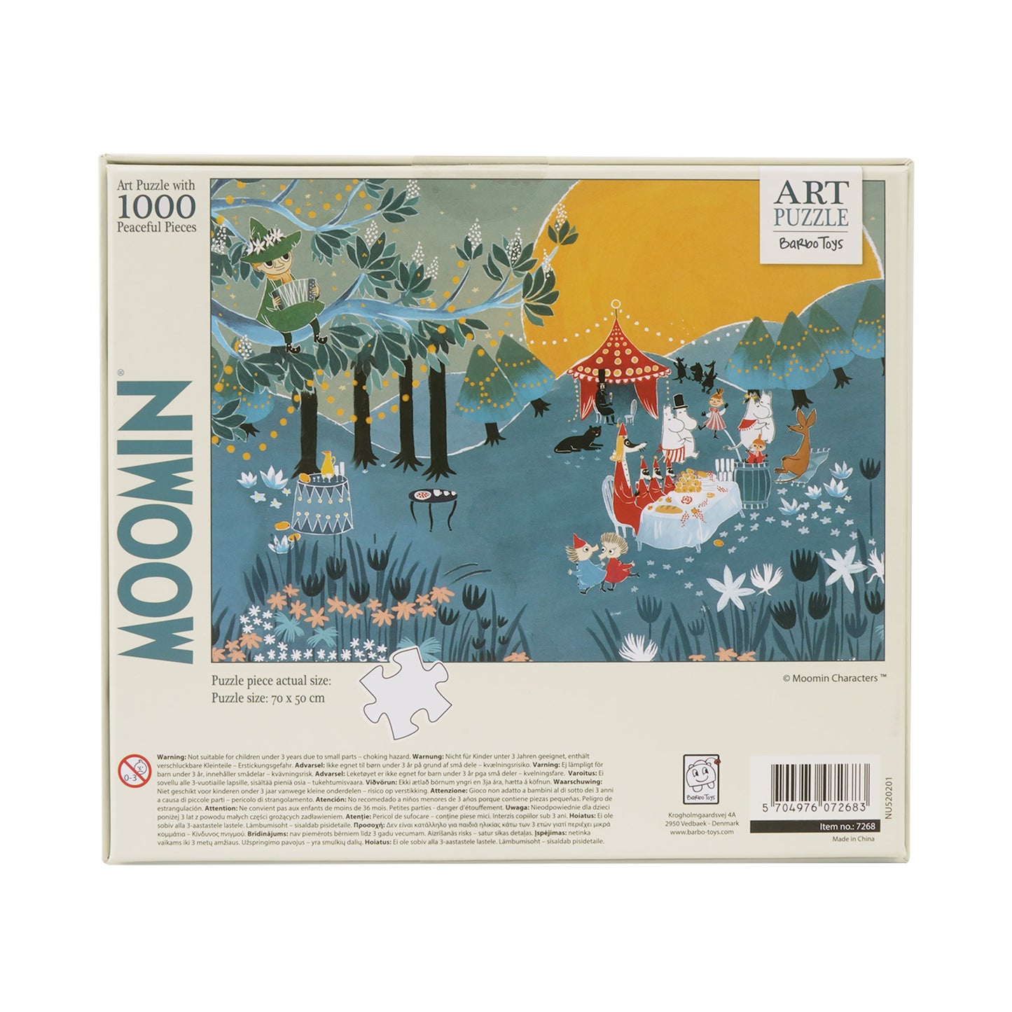 Moomin - Art Puzzle - 1000 pcs - Blue