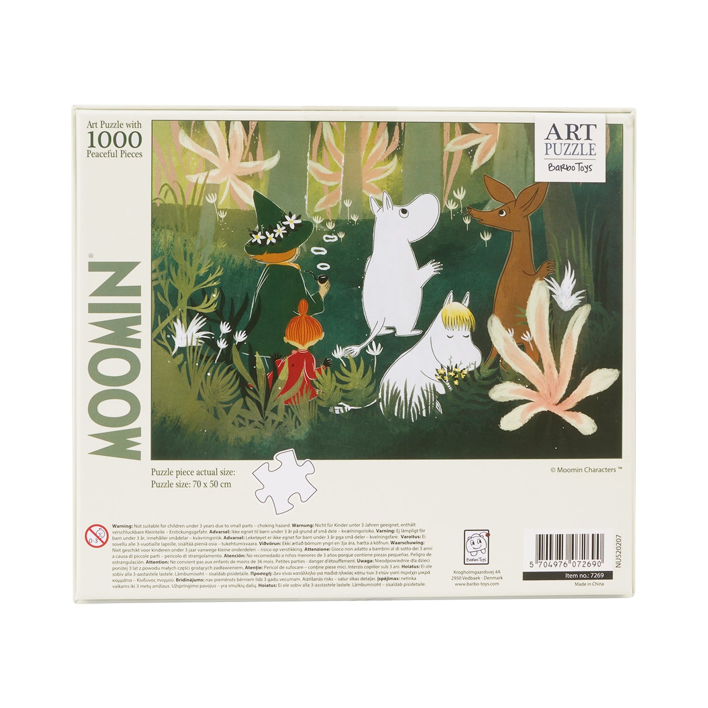 Moomin - Art Puzzle - 1000 pcs - Green