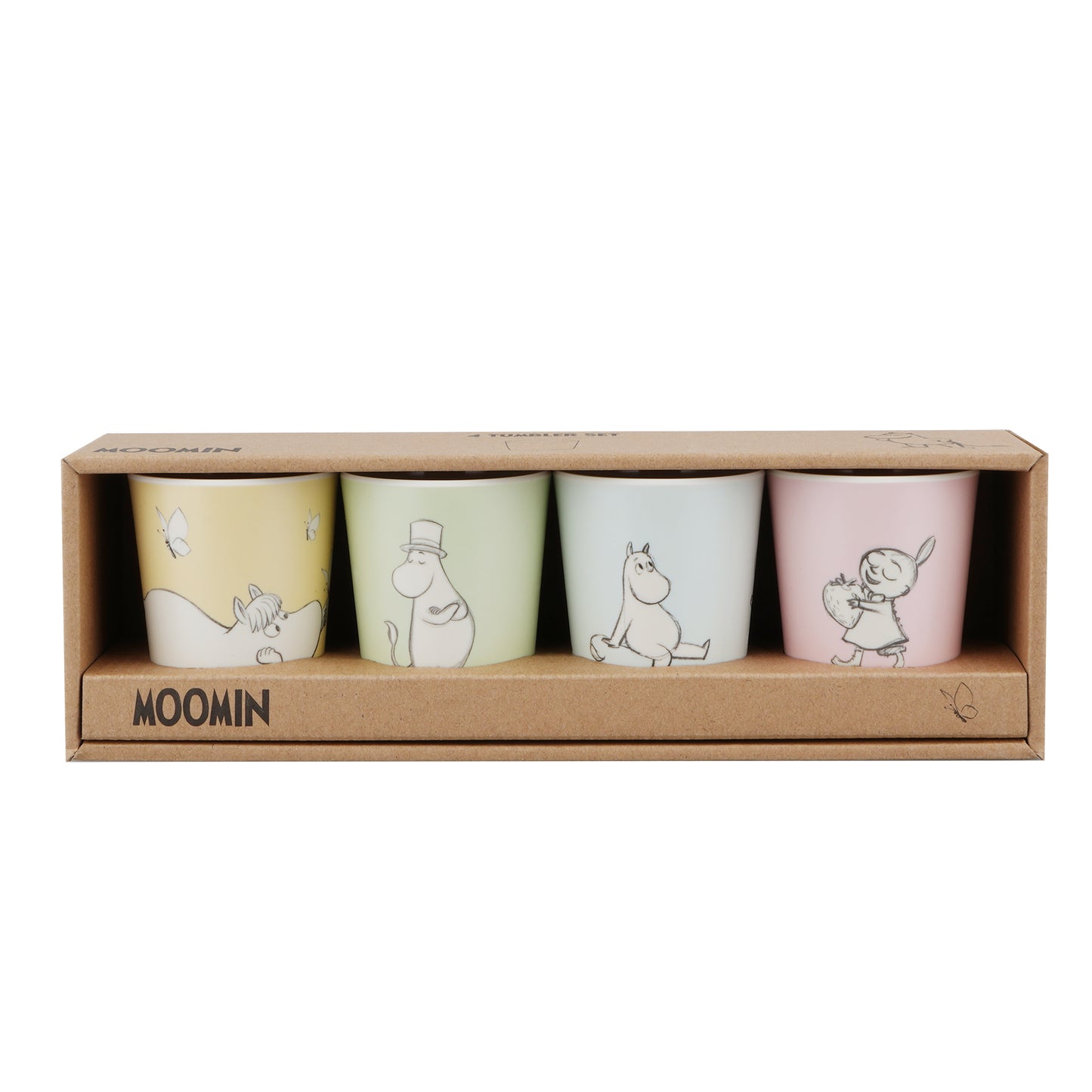 Moomin Sketch - 4 pcs Tumbler Set