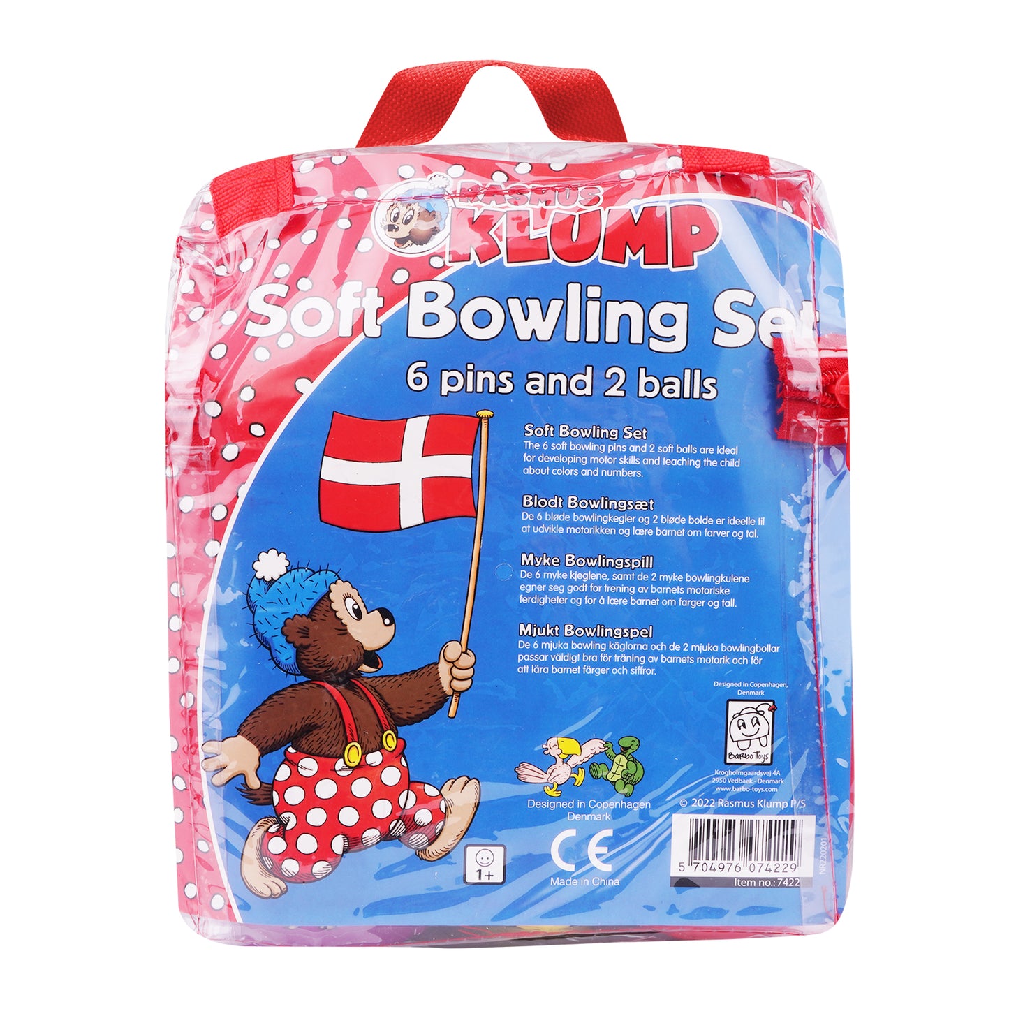 Rasmus Klump - Soft Bowling Set