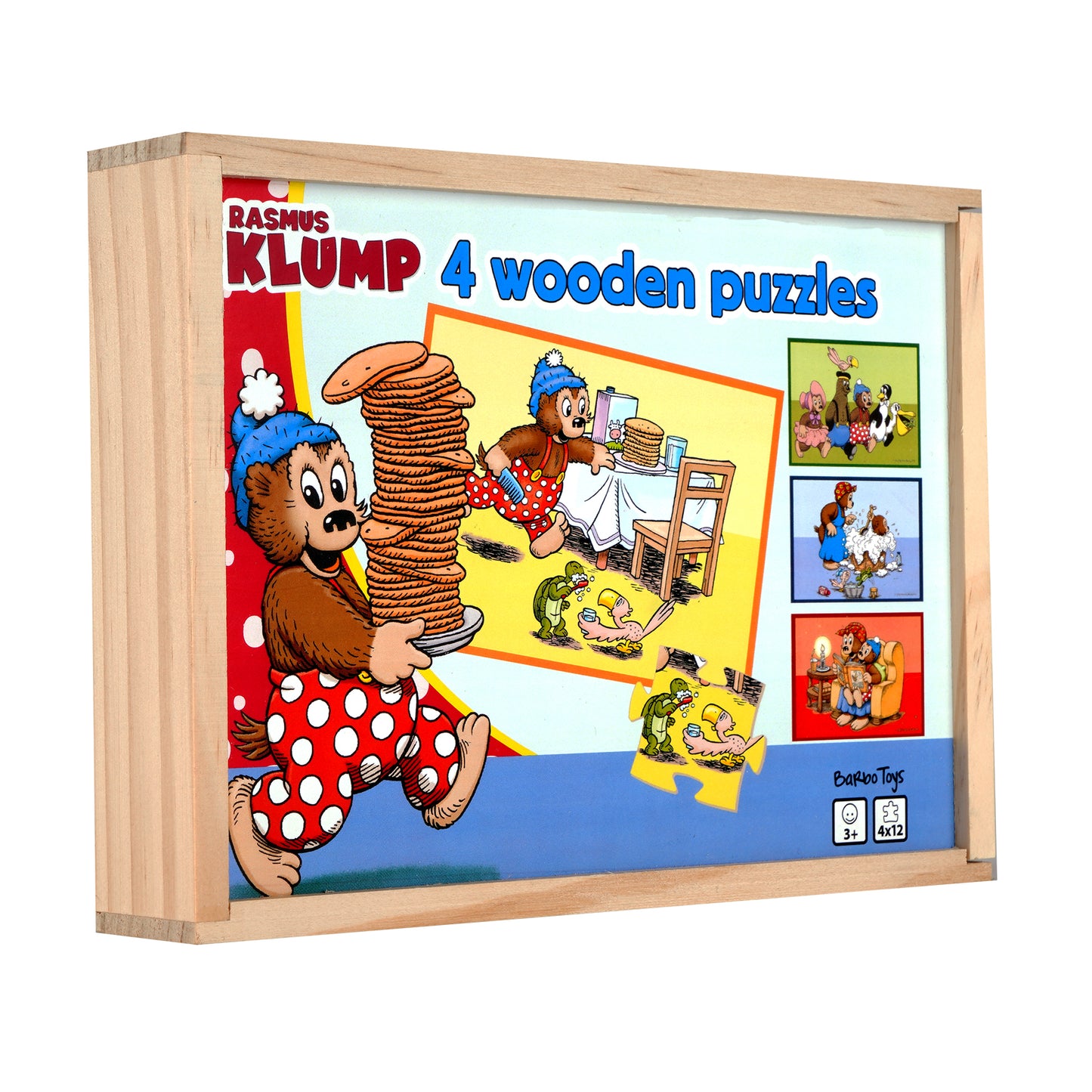 Rasmus Klump - 4 wooden puzzles