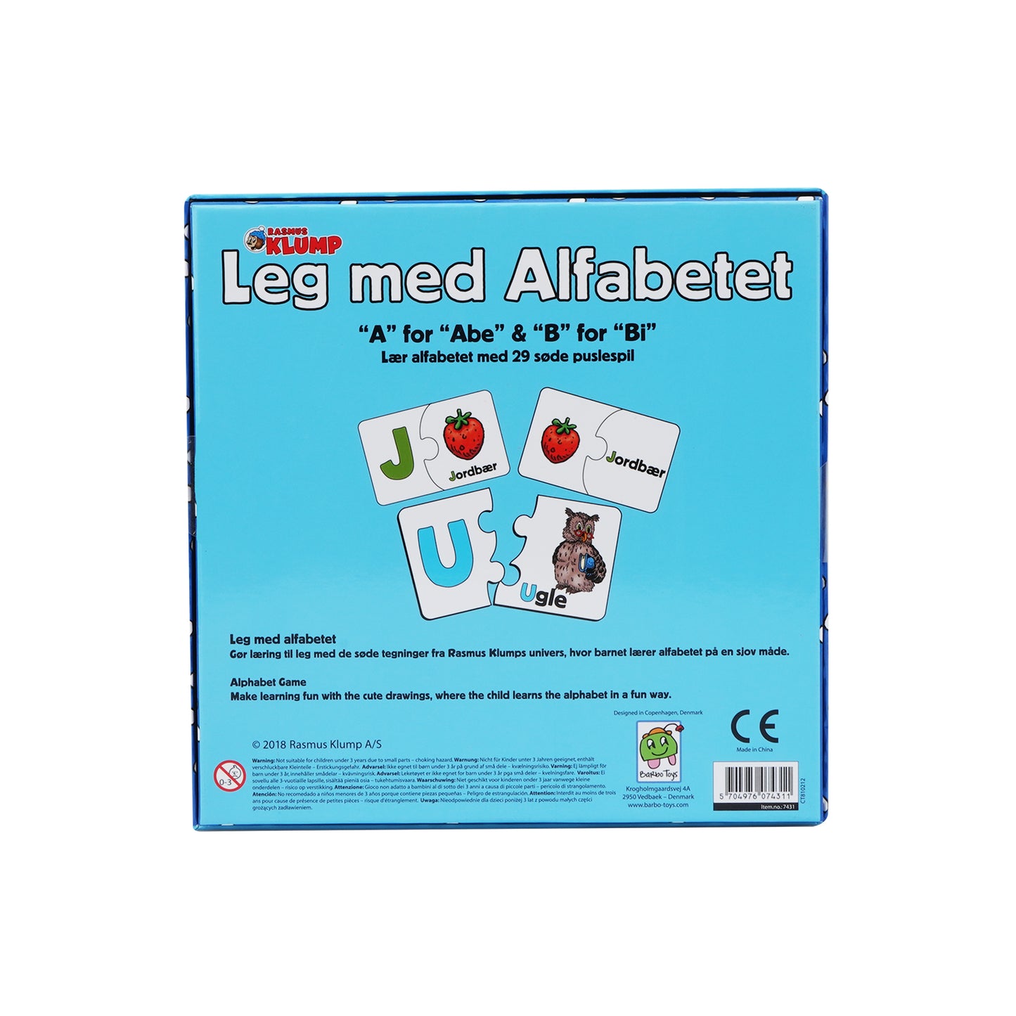 Rasmus Klump - Leg med alfabetet