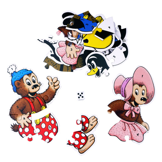 Rasmus Klump - Puslespil i Tin Æske 