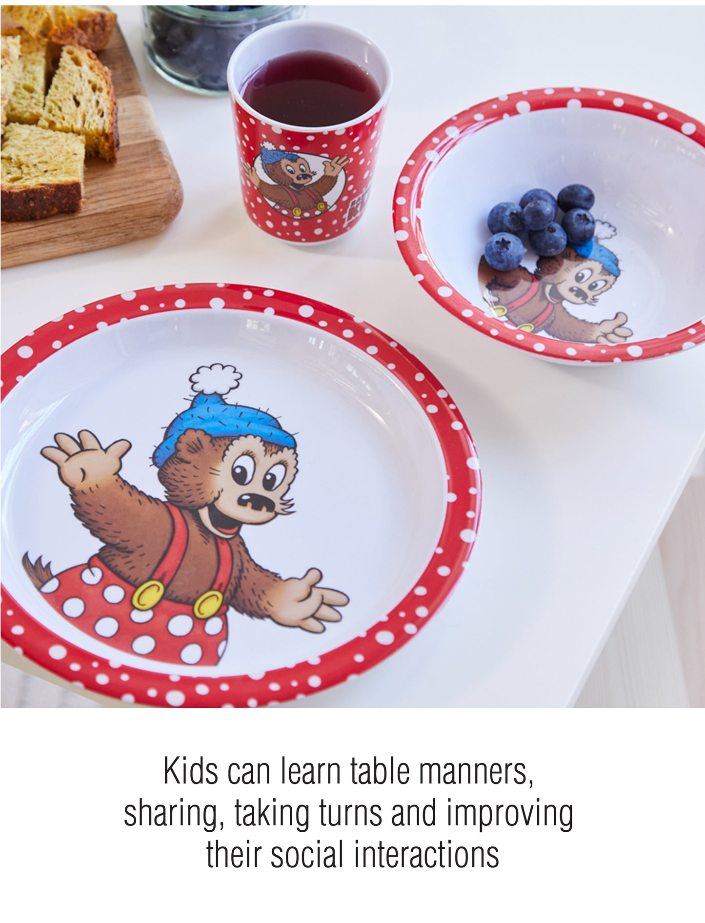 Rasmus Klump - 3 piece Mealtime set