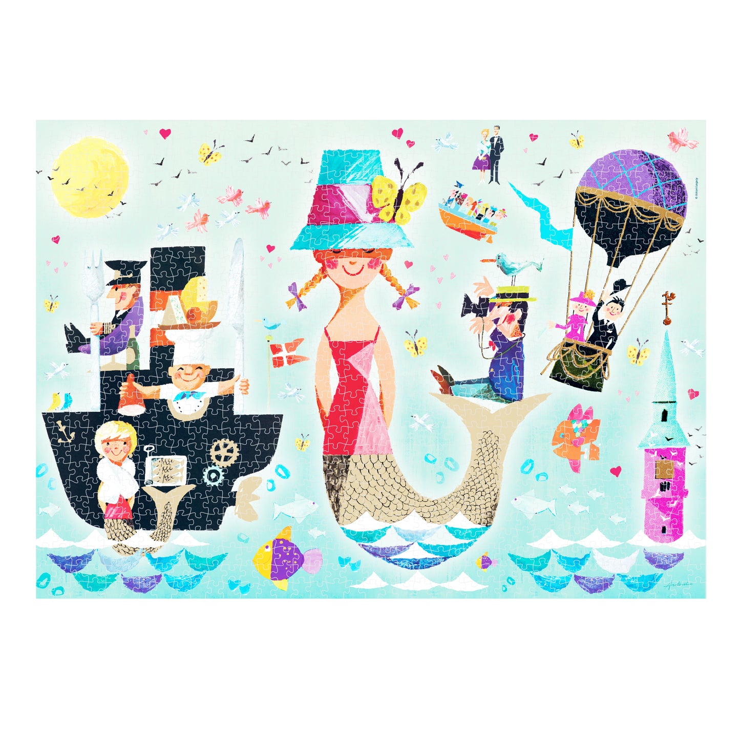 Ib Antoni - Art Puzzle - 1000 pcs -  Mermaid - FSC