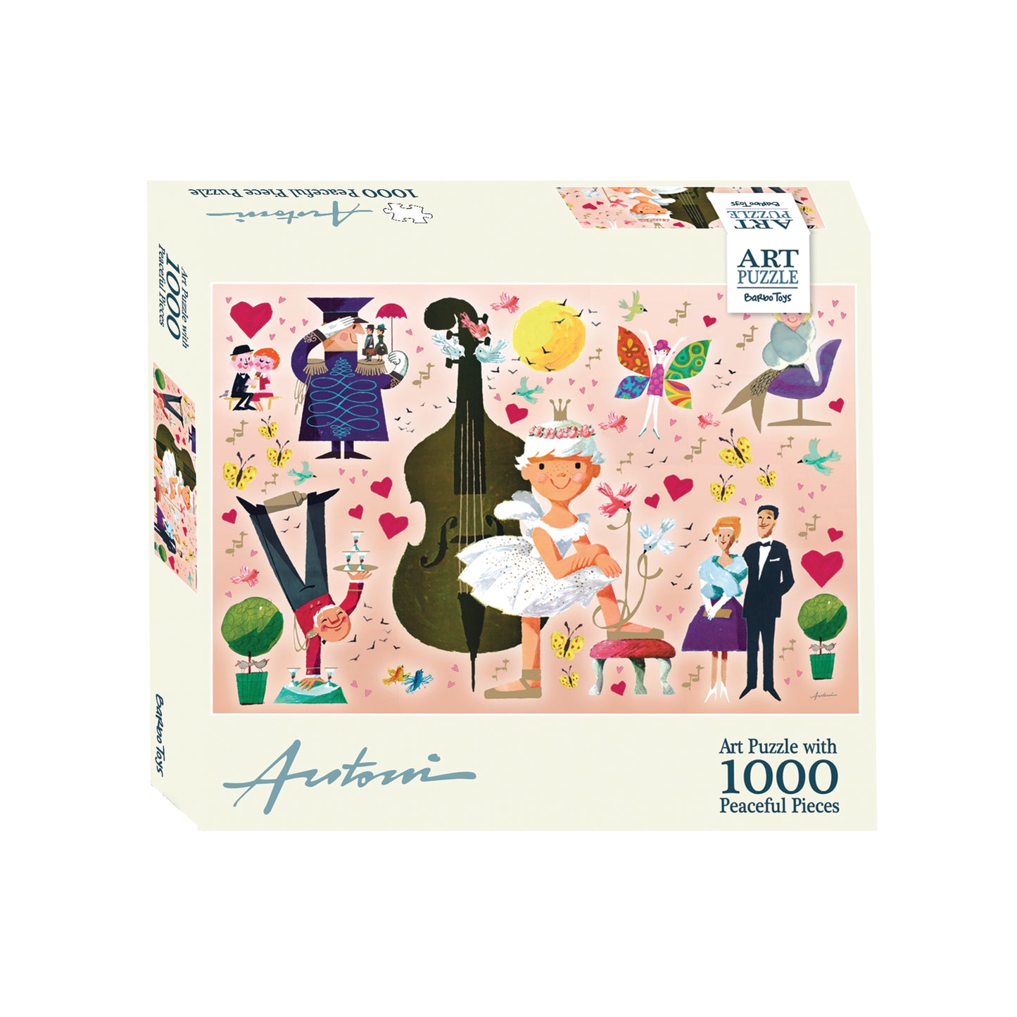 Ib Antoni -  Art Puslespil - Ballerina - 1000 brikker - FSC