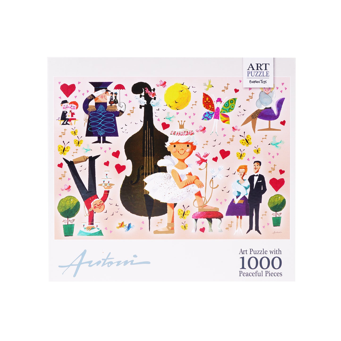 Ib Antoni -  Art Puslespil - 1000 brikker - Ballerina