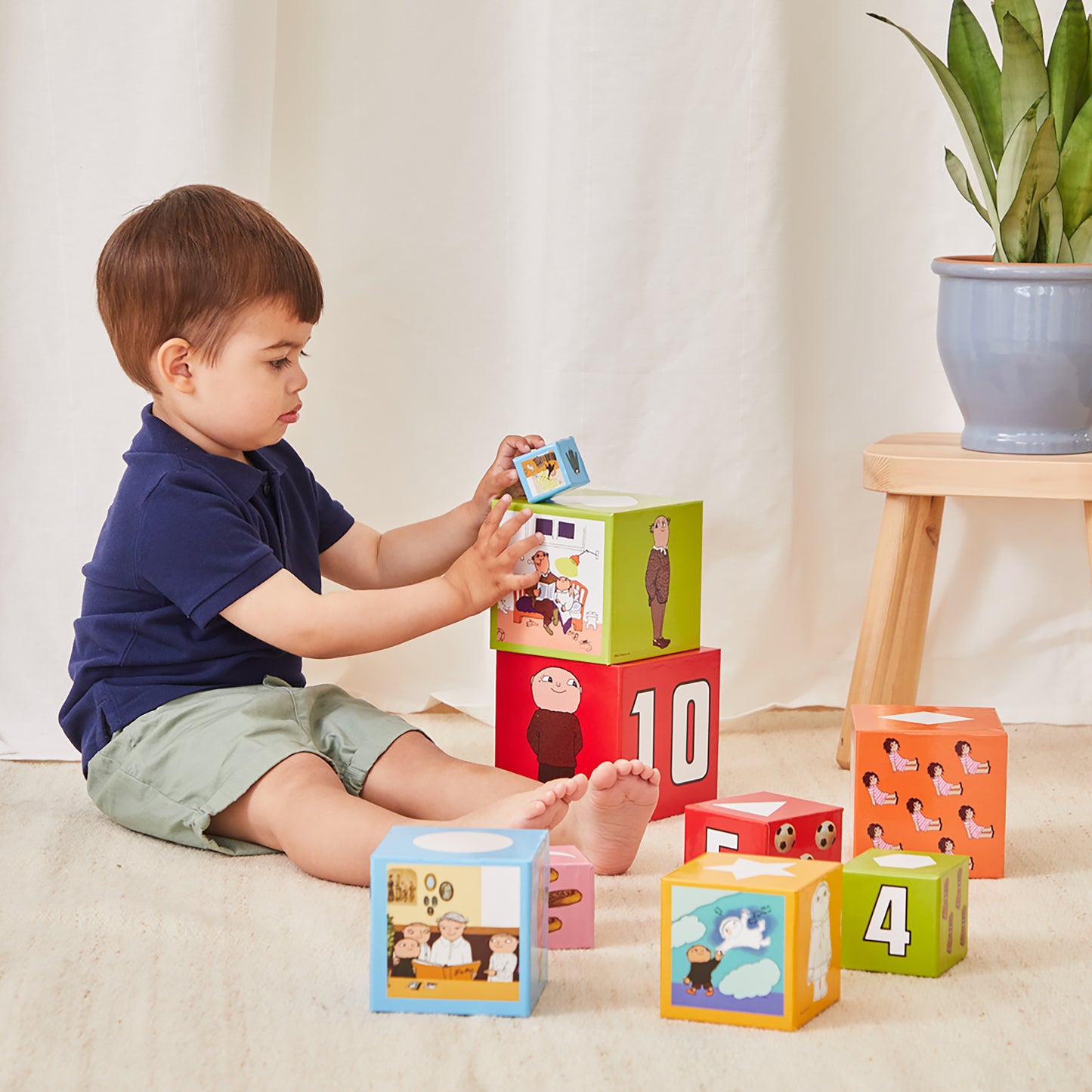 Alfons Åberg - Stacking Cubes