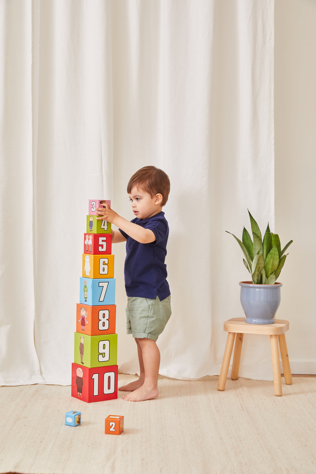 Alfons Åberg Stacking Cubes 10pcs