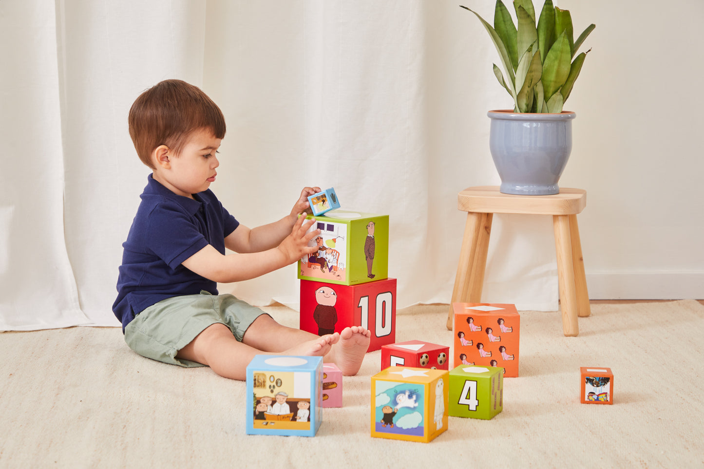 Alfons Åberg Stacking Cubes 10pcs