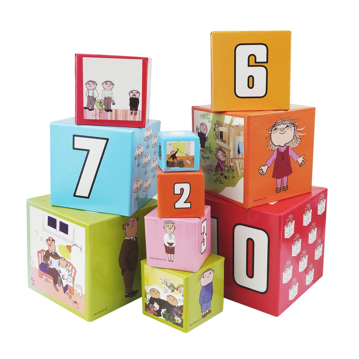 Alfons Åberg - Stacking Cubes