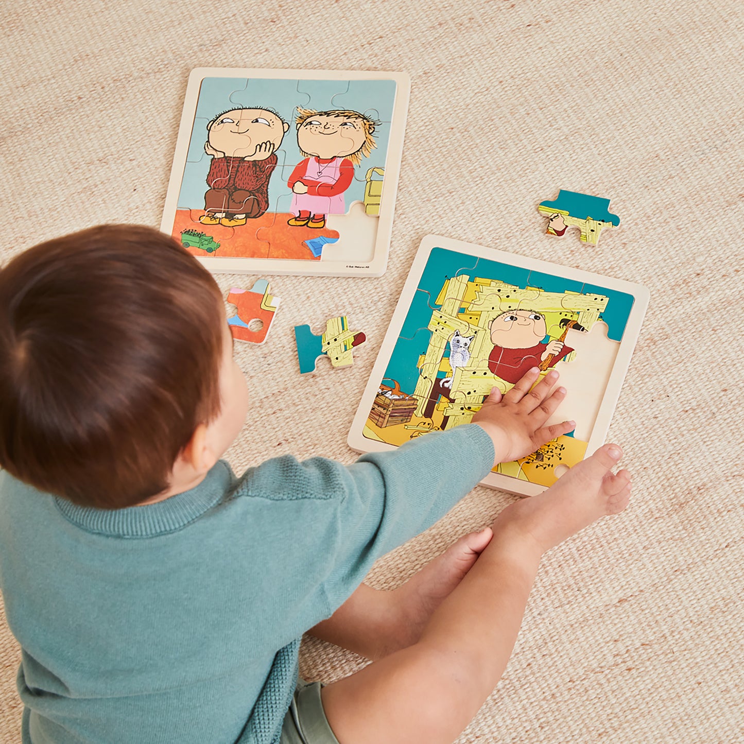 Alfons Åberg - Wooden Puzzle – Construction - FSC