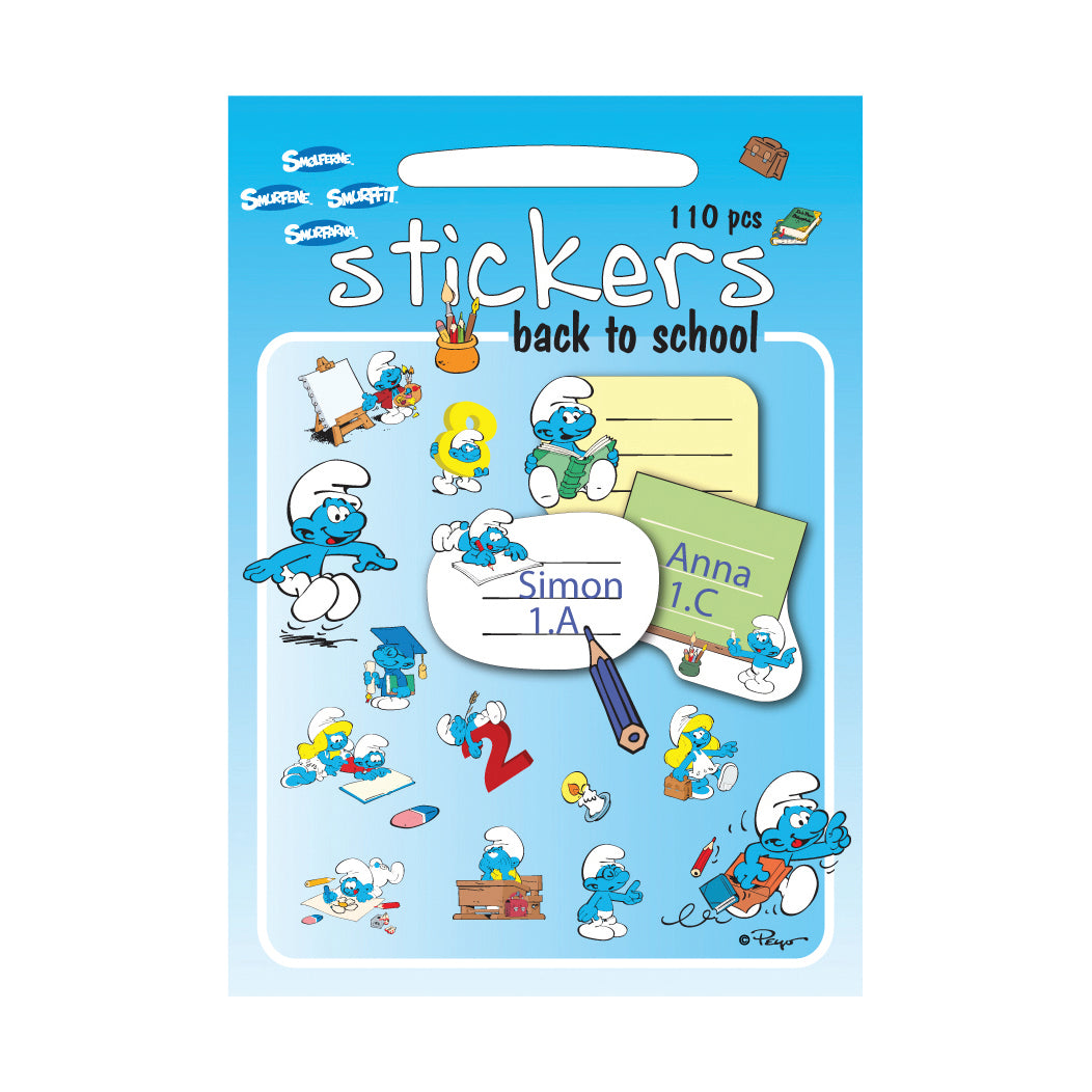 Smurfs Stickers - Back to School