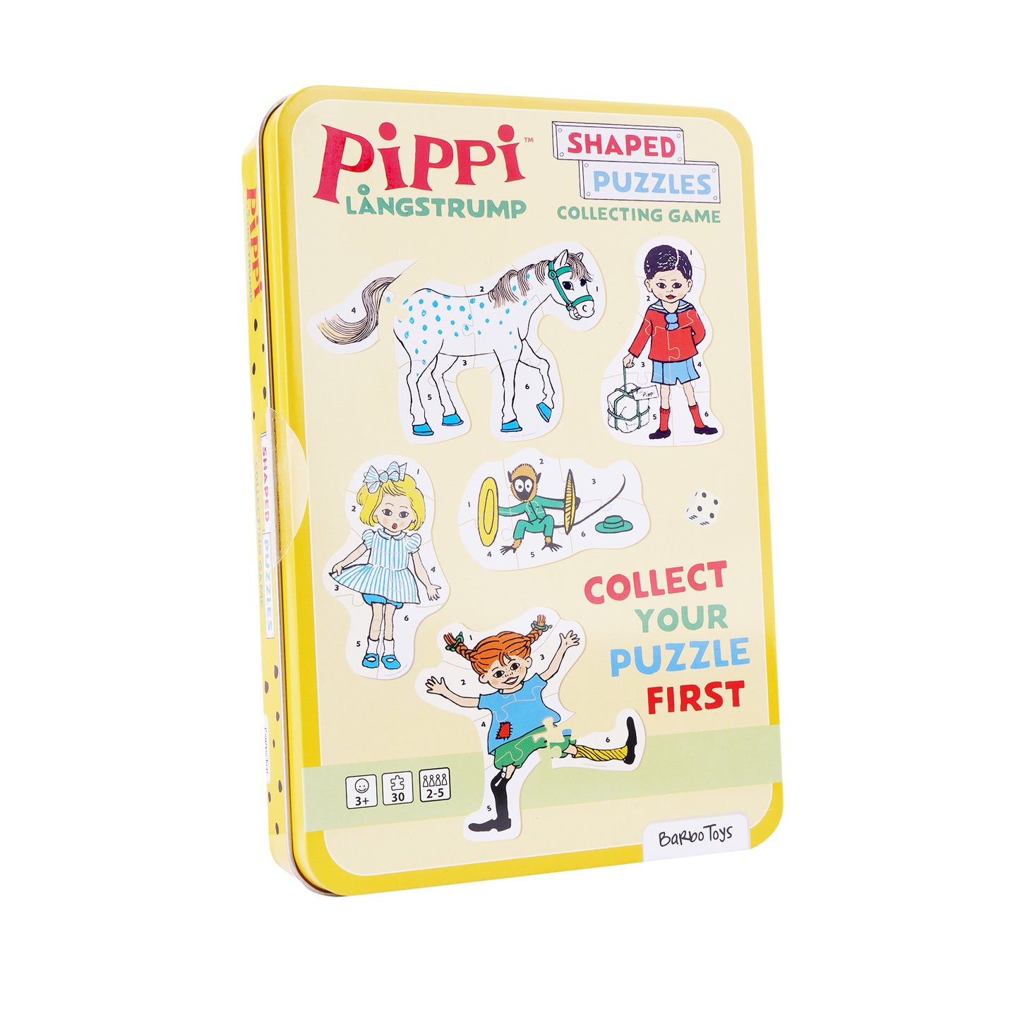 Pippi - Puslespil i Tin Æske 